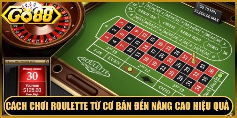 Cách Chơi Roulette Từ Cơ Bản Đến Nâng Cao Hiệu Quả